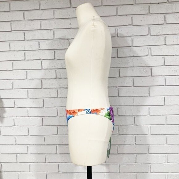 Farm Rio Women’s Rainbow Floral Bikini Bottom - Size Small - Picture 5 of 11